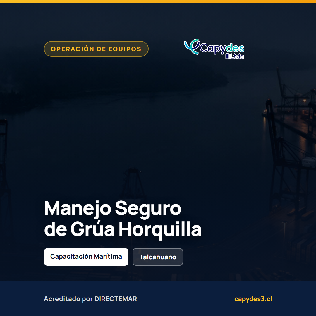 Grúa horquilla en Chile: licencia Clase D y curso para empresas