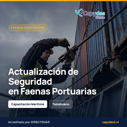 Actualización de Seguridad en Faenas Portuarias
