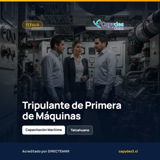 Curso de Formación para Tripulante de Primera de Máquinas | Capydes III