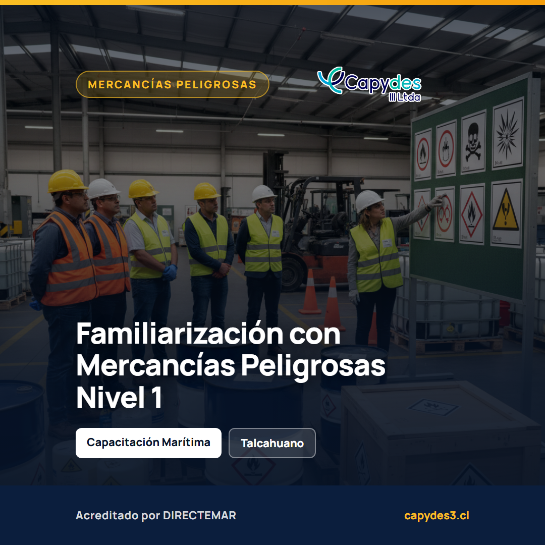 Curso Familiarización Con Mercancías Peligrosas Nivel 1 | Capydes III