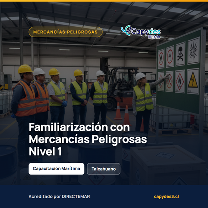 Curso Familiarización Con Mercancías Peligrosas Nivel 1 | Capydes III