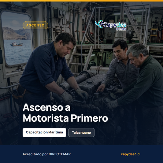Curso Gestión para Mando y Ascenso para Motorista Primero (Incluye uso de simulador) | Capydes III