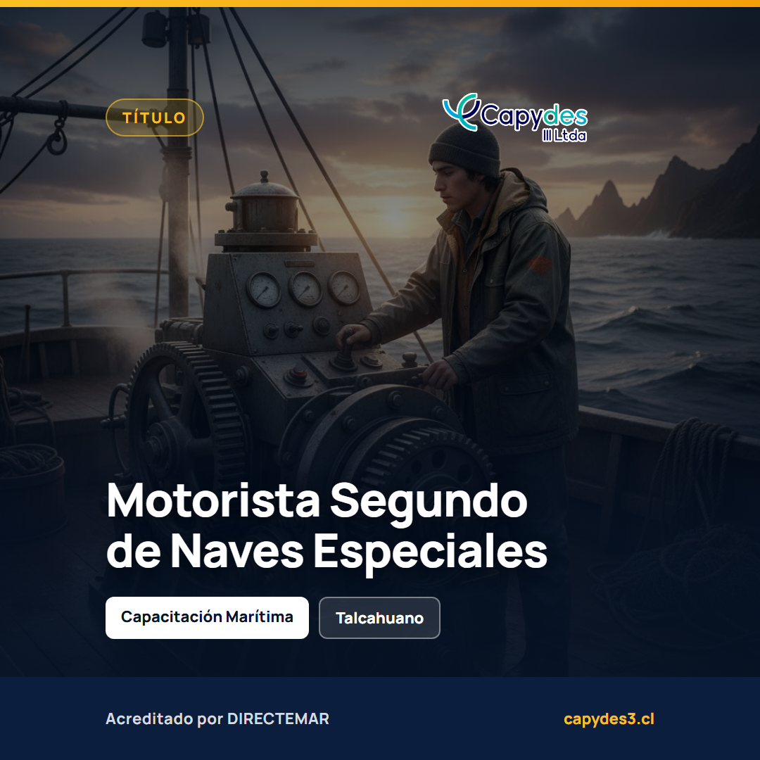 Curso Motorista Segundo de Naves Especiales | Capydes III