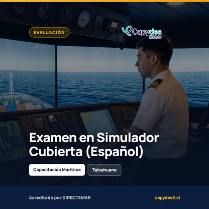 Derecho a Examen Simulador Cubierta (Español) | Capydes III