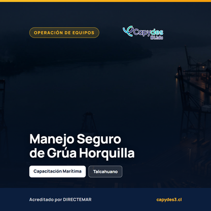 Curso Manejo Seguro de Grúa Horquilla | Capydes III