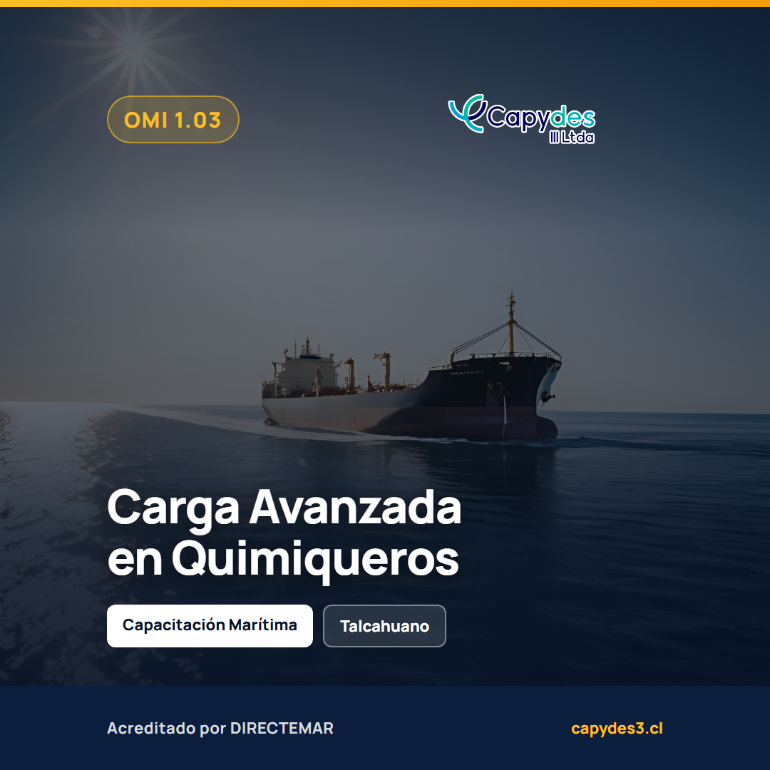 OMI 1.03 - Formación Avanzada en Operaciones de Carga de Quimiqueros | Capydes III