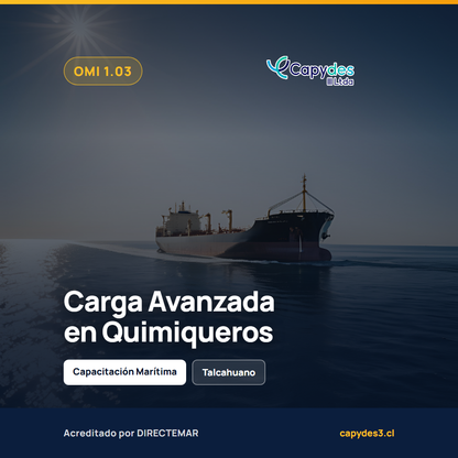 OMI 1.03 - Formación Avanzada en Operaciones de Carga de Quimiqueros | Capydes III