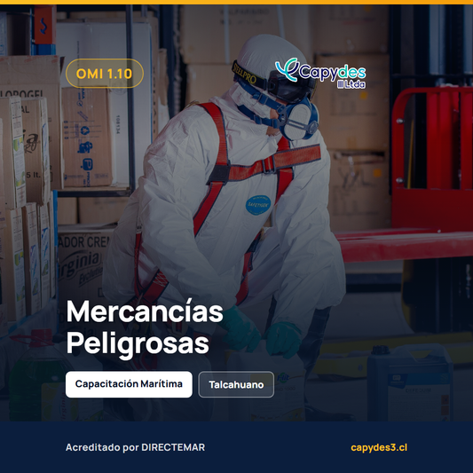 OMI 1.10 Mercancías peligrosas, Potencialmente Peligrosas, Perjudiciales | Capydes III
