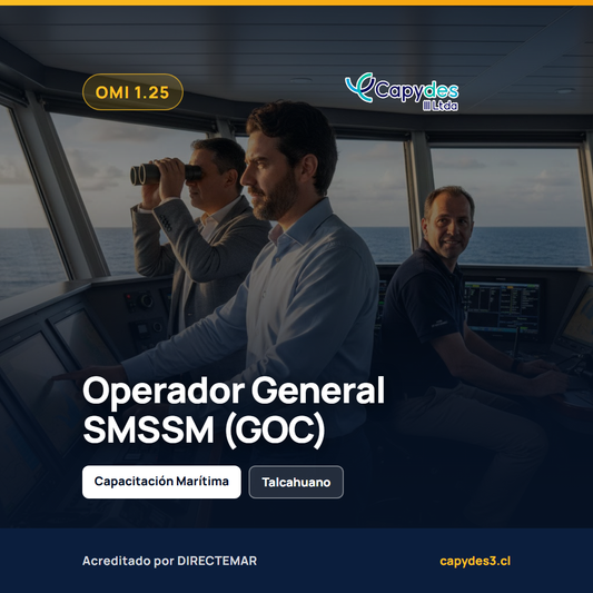 OMI 1.25 - Operador General SMSSM y Seguridad Marítima (GOC) | Capydes III
