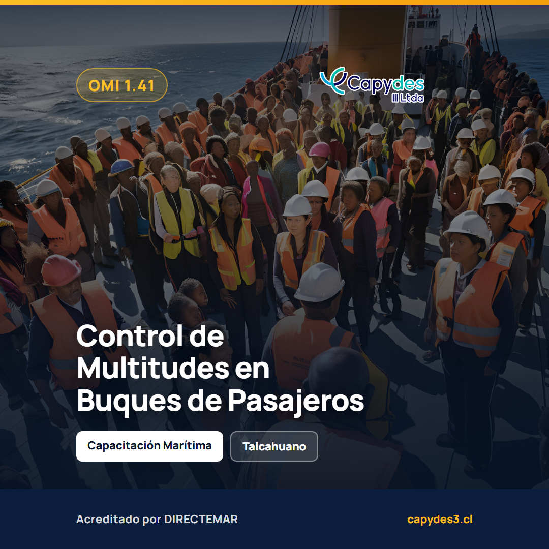 Curso OMI 1.41 Formación de Control de Multitudes de Buques de Pasajeros | Capydes III