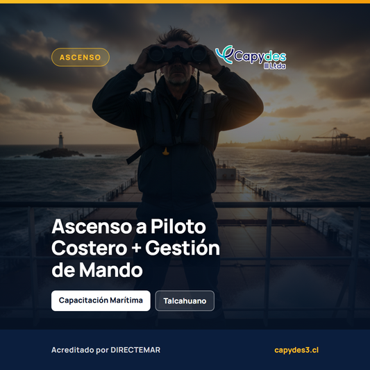 Curso de Ascenso a Piloto Costero + Gestión de Mando | Capydes III
