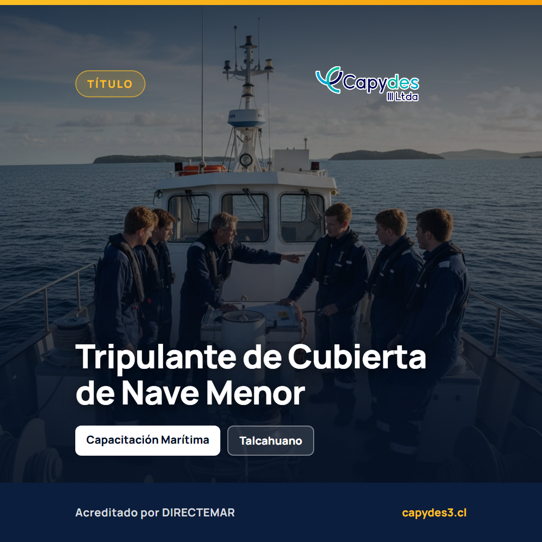Curso Tripulante de Cubierta de Nave Menor | Capydes III